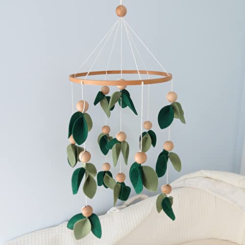 Forest Baby Mobile with Wooden Beads