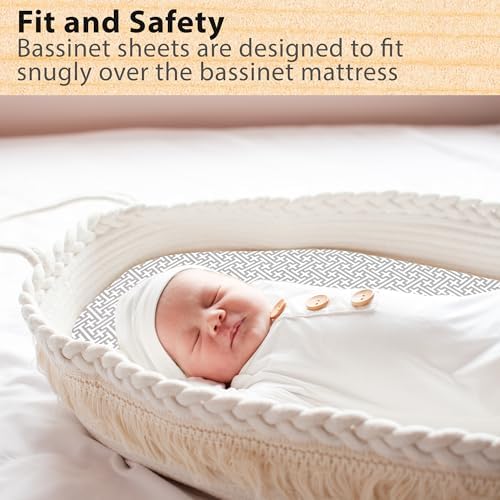 Bublo Baby 2-Pack Organic Bassinet Sheets 1