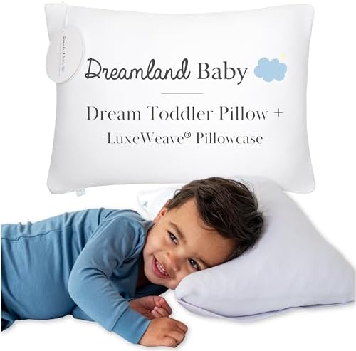 Dreamland Baby Toddler Pillow with Viscose Case