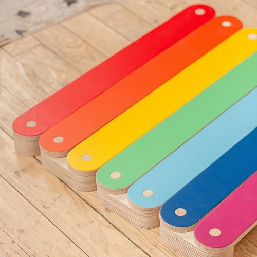 Handmade Wooden Balance Beam for Kids