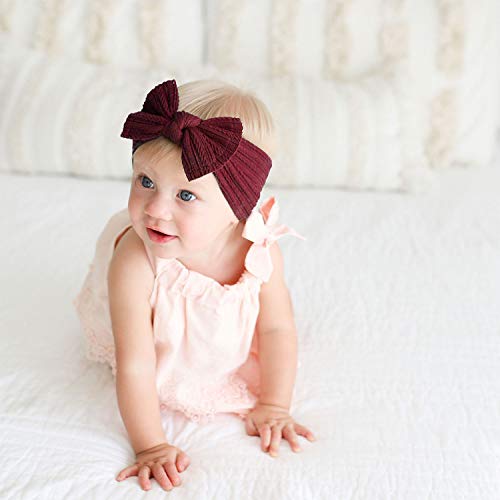 Niceye Baby Girl Headbands with Bows for Newborn to Toddler
