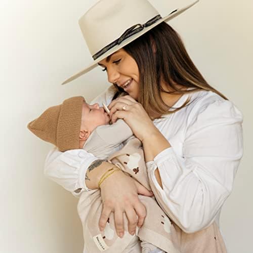 Bleu La La Baby Swaddle Blanket - Luxury Cotton Knit