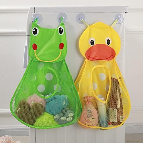 Cute Animal Baby Bath Storage Bag with Suction Cups 1