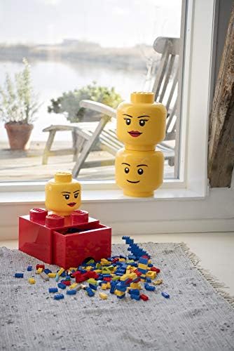 Room Copenhagen LEGO Storage Head - Stackable Toy Organizer for Kids