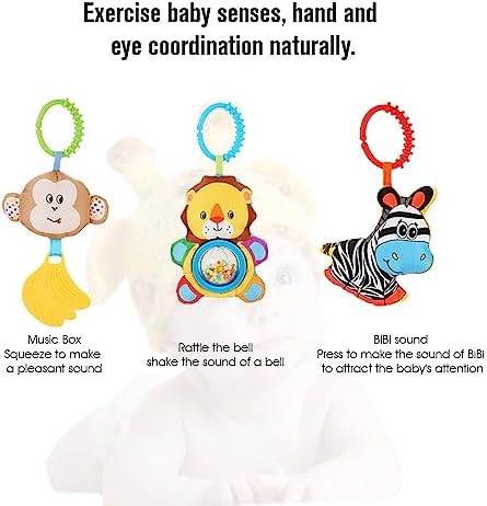Willway Adjustable Baby Travel Play Arch with Musical Toys