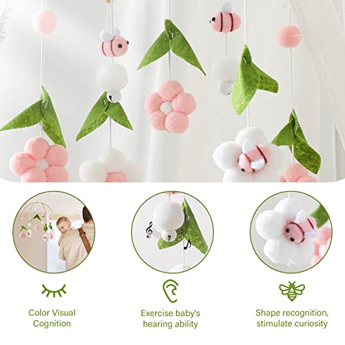 OESSUF Boho Baby Mobile Crib Decor for Infant Bedroom