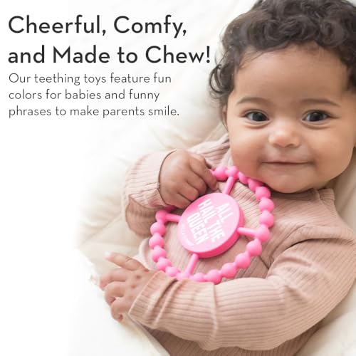 Bella Tunno Happy Teether for Girls Soft Grip Teething Ring