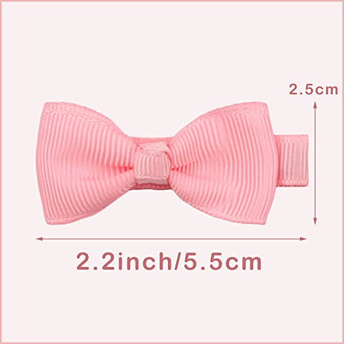 CLLOT 50PCS Baby Hair Clips with Bows for Girls
