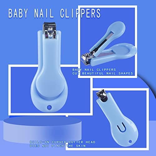 ZELINYE 10Pcs Baby Grooming Kit with LED Earwax Remover