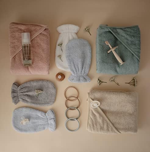 Mushie Baby Hooded Towel Organic Cotton