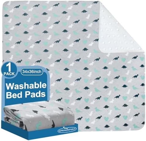 SPRINGSPIRIT Dinosaur Potty Training Pee Pads for Kids 1