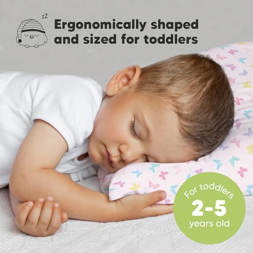 KeaBabies Toddler Pillow with Pillowcase - 13x18