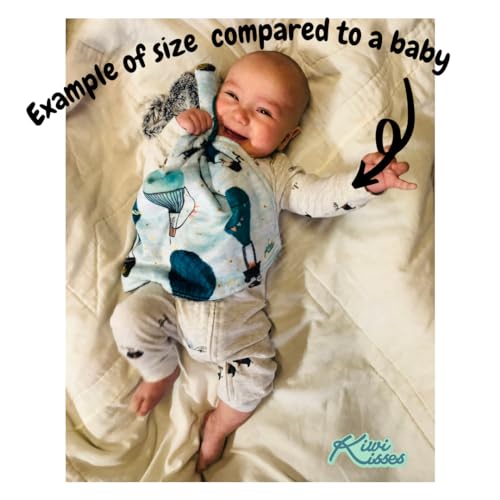 KiwiKisses Sloth Lovey Security Blanket for Baby Toddler