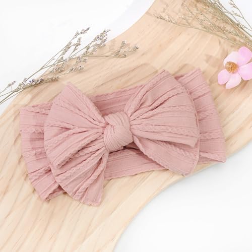 CELLOT 6 Pcs Double Bow Soft Headbands for Baby Girls
