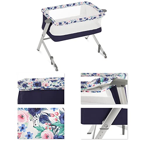 Dream On Me Flora Bassinet with Carry Bag and 5 Height Settings