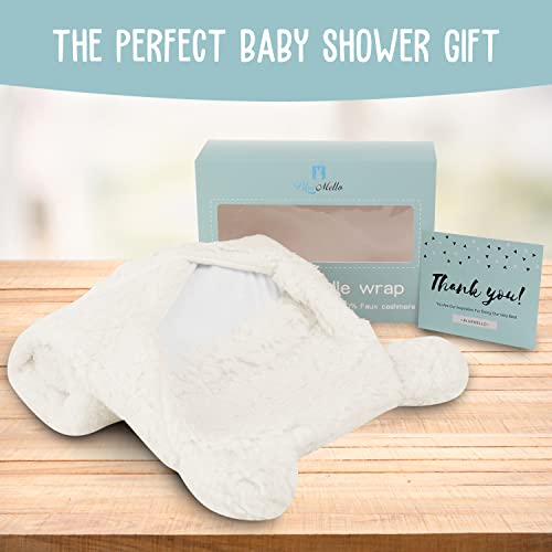 BlueMello Ultra-Soft Swaddle Blanket for Newborns 0-6 Months
