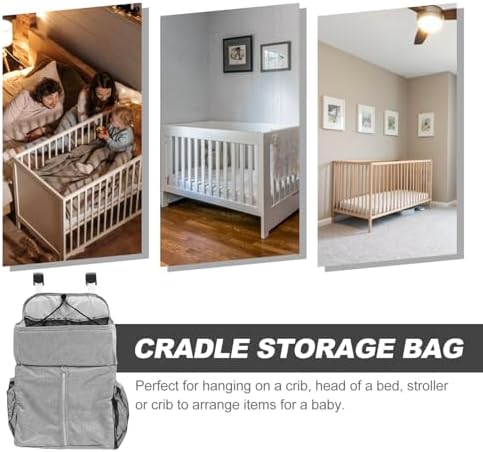 Vaguelly Cradle Hanging Storage Bag for Diapers Wipes
