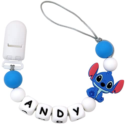 Personalized Pacifier Clip with Name - Custom Chain Clip for Baby