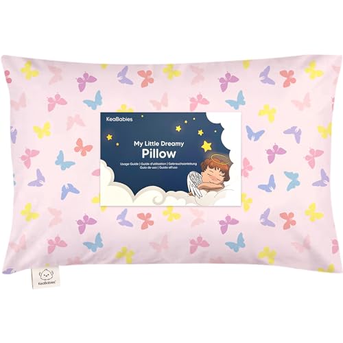 KeaBabies Toddler Pillow with Pillowcase - 13x18