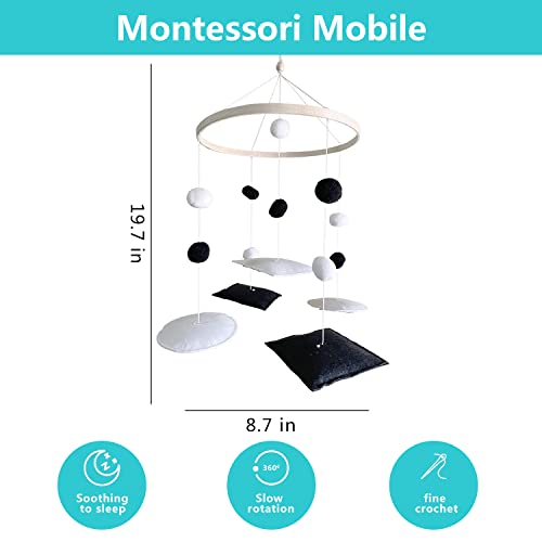 Vlokup Montessori Mobile for Baby Crib