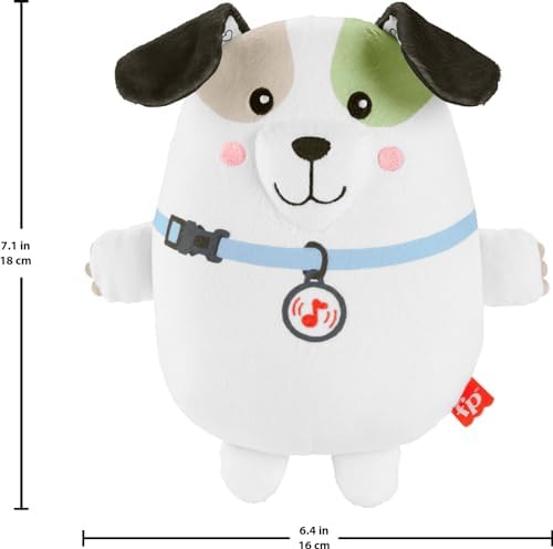Fisher-Price Calming Vibes Puppy Soother Sound Machine for Newborns