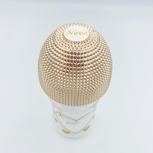 MIYOCAR Luxurious 4pcs Bling Baby Pacifier Set with Name