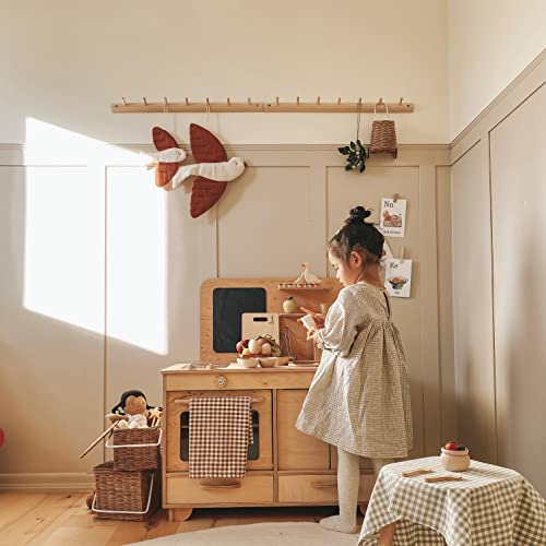 Kids Pretend Play Kitchen Montessori Toddler Furniture