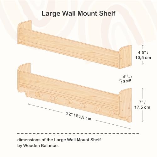 Handmade Floating Bookshelf for Kids Room