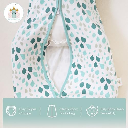 Cute Castle 3-Pack Sleep Sack 0-6 Months 100 Cotton