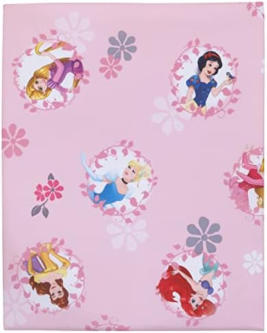 Disney Pretty Princess Toddler Bed 4 Piece Set Pink