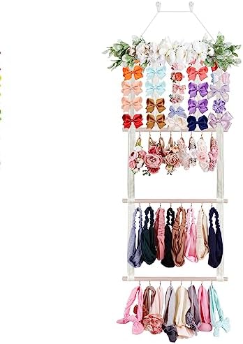 Cherrboll Headbands Holder with Hooks for Baby Hair Accessories