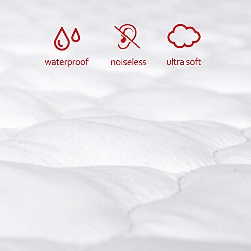 Moonsea Pack and Play Mattress Pad Cover 27x39 Soft Waterproof Protector