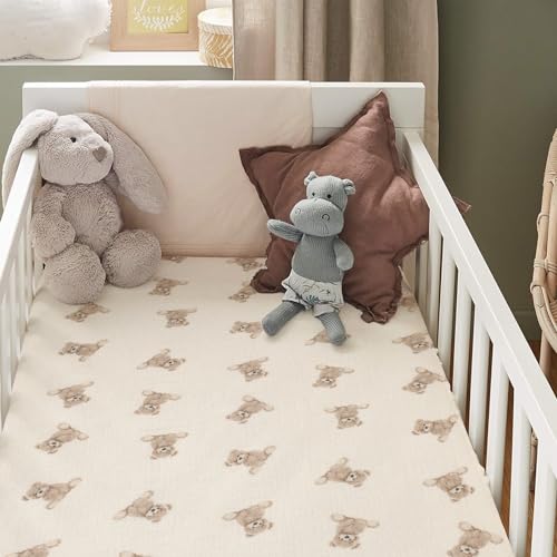 52x28 Inches Muslin Crib Sheet for Baby Girls and Boys