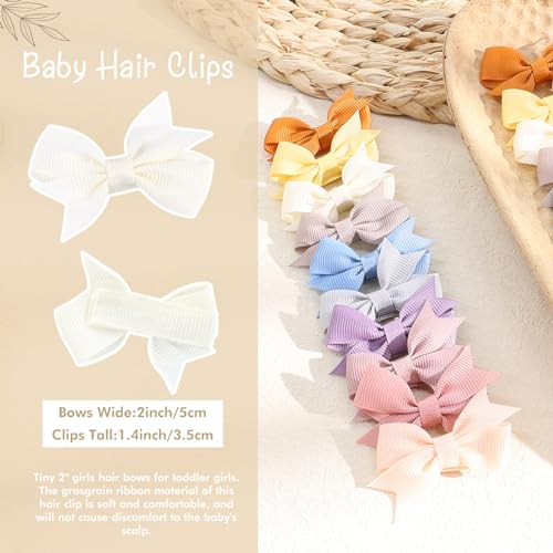 24PCS Oaoleer 2 Inch Toddler Hair Clips