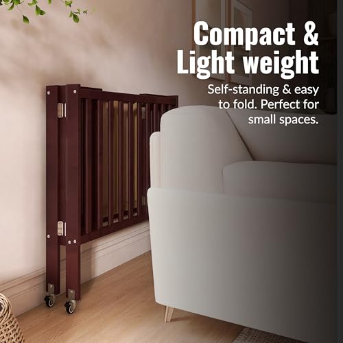 Dream On Me Jett Folding Convertible Crib 1