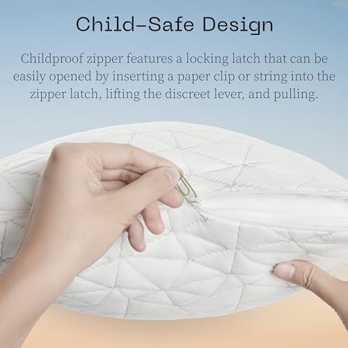 Coop Home Goods Adjustable Toddler Pillow Soft Breathable