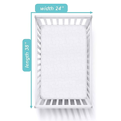 American Baby Company Waterproof Mini Crib Mattress Protector 38 x 24