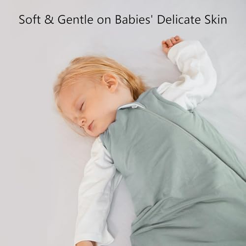 BubblePanda Bamboo Rayon Sleep Sack 0-6 Months 2-Way Zipper