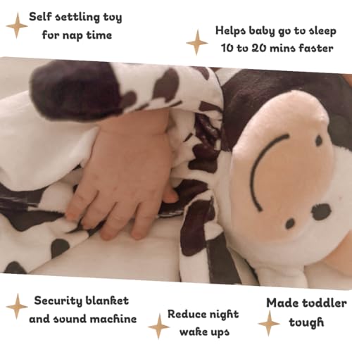 Musical Baby Lovey Cow - Calming Sleep Aid