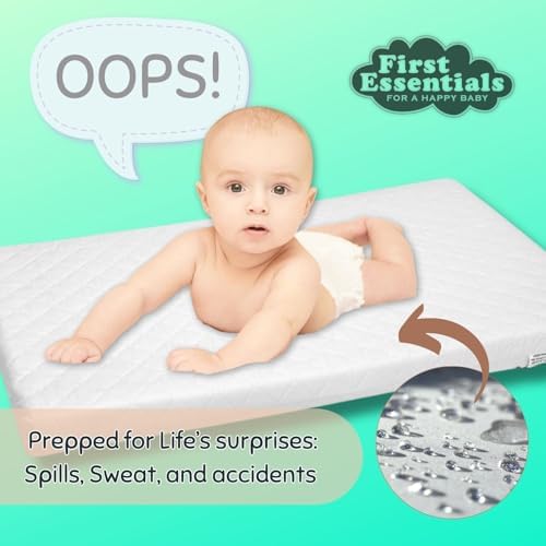 First Essentials Baby Bassinet Mattress Pad 16X28