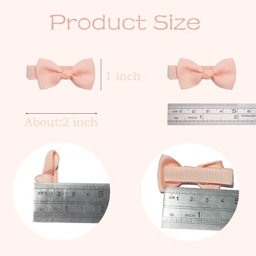 CLLOT 50PCS Baby Hair Clips with Bows for Girls
