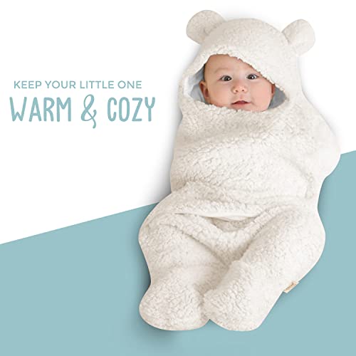 BlueMello Ultra-Soft Swaddle Blanket for Newborns 0-6 Months
