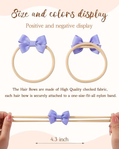 Doboi 30PCS Baby Girls Hair Bows Headbands