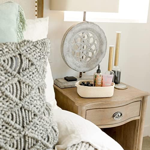 NaturalCozy 5-Piece Rectangle Storage Basket Set