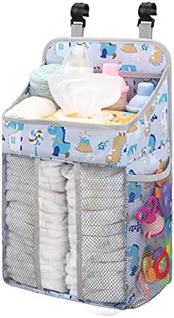 Accmor Hanging Diaper Caddy Organizer for Crib White