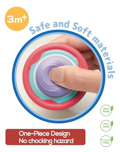 BaBeloved Mini Dumbbell Teething Toy for Babies 0-12 Months