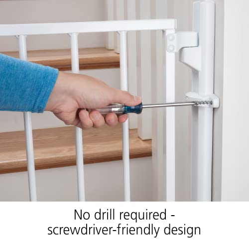 Safety 1st Baby Gate for Doorways Stairs and Hallways White
