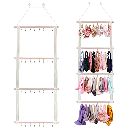 Cherrboll Hair Bow Holder for Girls with 32 Hooks