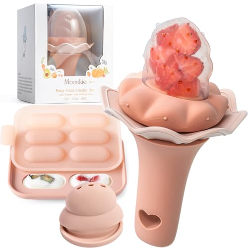 Moonkie Baby Fruit Feeder with Freezer Tray 2 Sizes BPA Free
