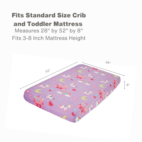EVERYDAY KIDS Unicorn Dreams Toddler Sheet Set